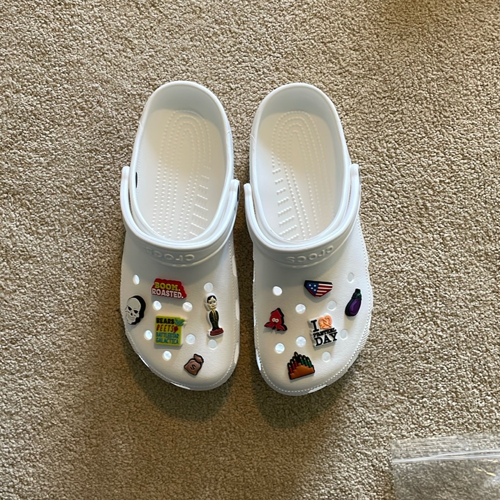 White Crocs